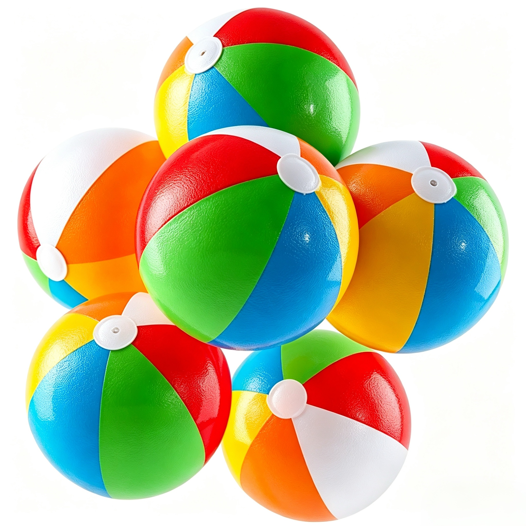 Party Games Summer - Colorful Inflatable Beach Ball Waterproof Swimming