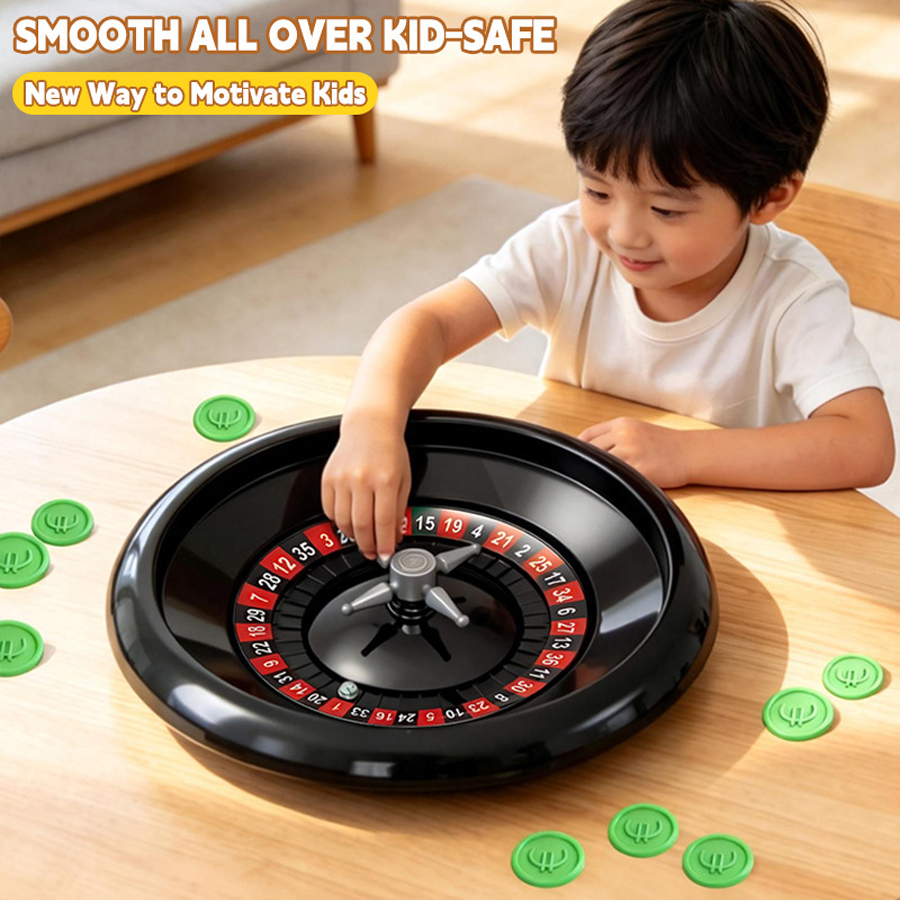Kids Roulette Board Game Set P - Party Games Spin The Wheel 评论和价格