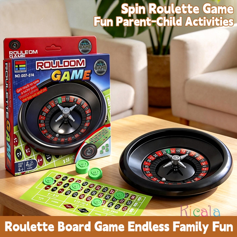 Kids Roulette Board Game Set P - Party Games Spin The Wheel 评论和价格