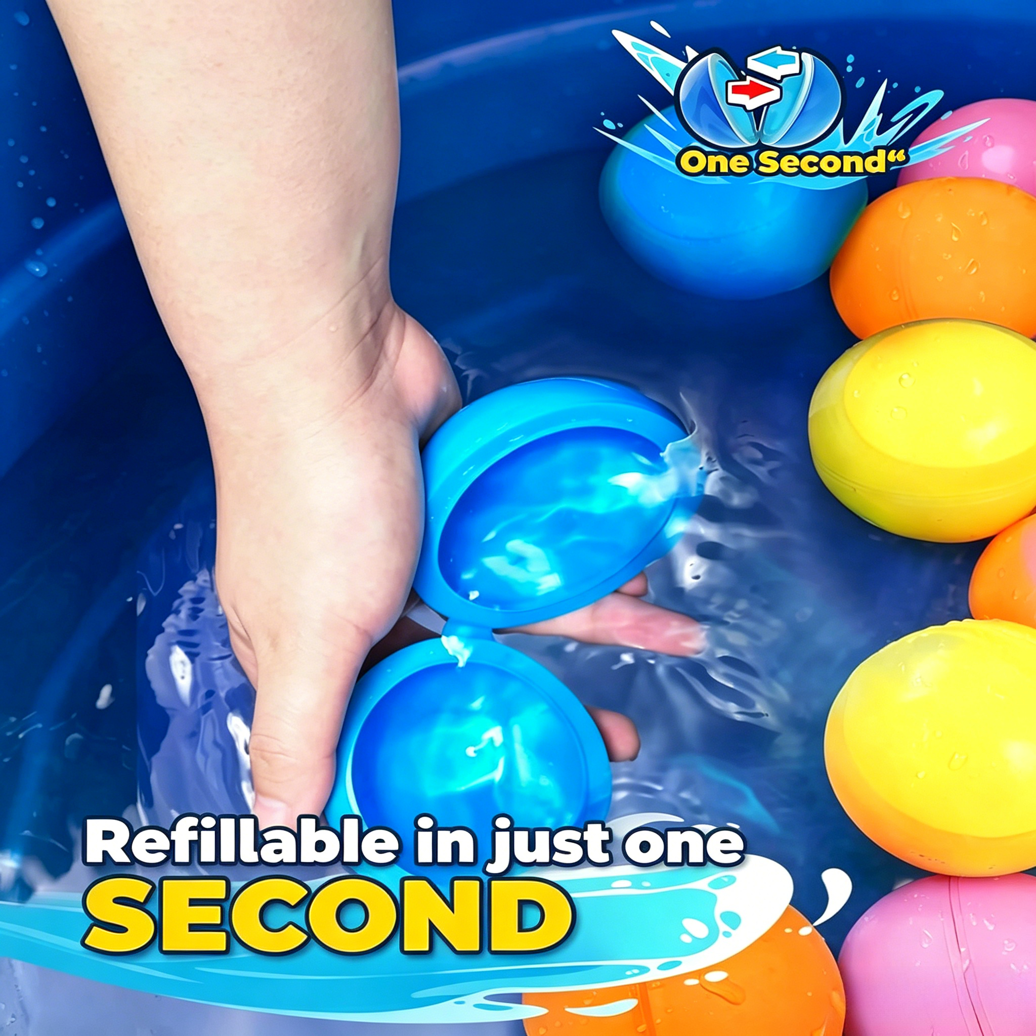 Reusable silicone water balloo - Party Games Using Balloons 评论和价格
