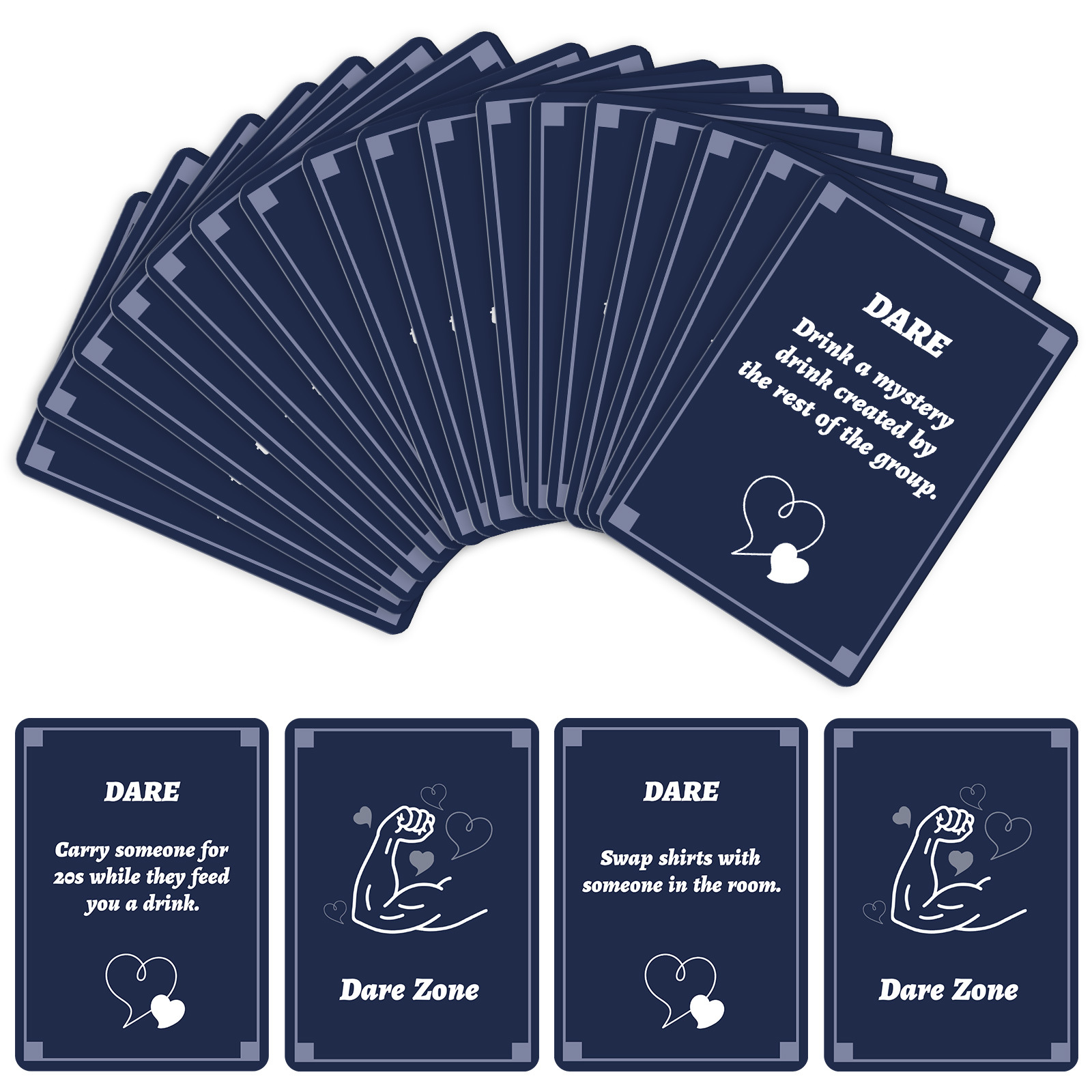 50Pcs Party Game Cards for Adu - Party Games Group 评论和价格