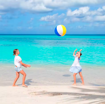 Colorful Inflatable Beach Ball - Party Games Summer 评论和价格