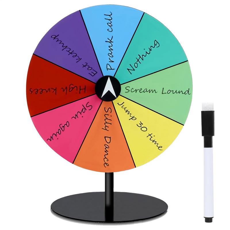 Prize Wheel Spin Tabletop Fort - Party Games Spin The Wheel 评论和价格