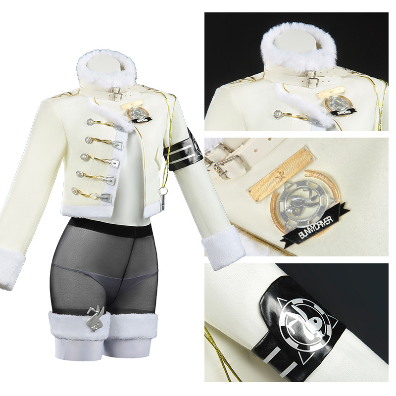 Anime Blanc Cosplay Costume Wi - Party Games New 评论和价格