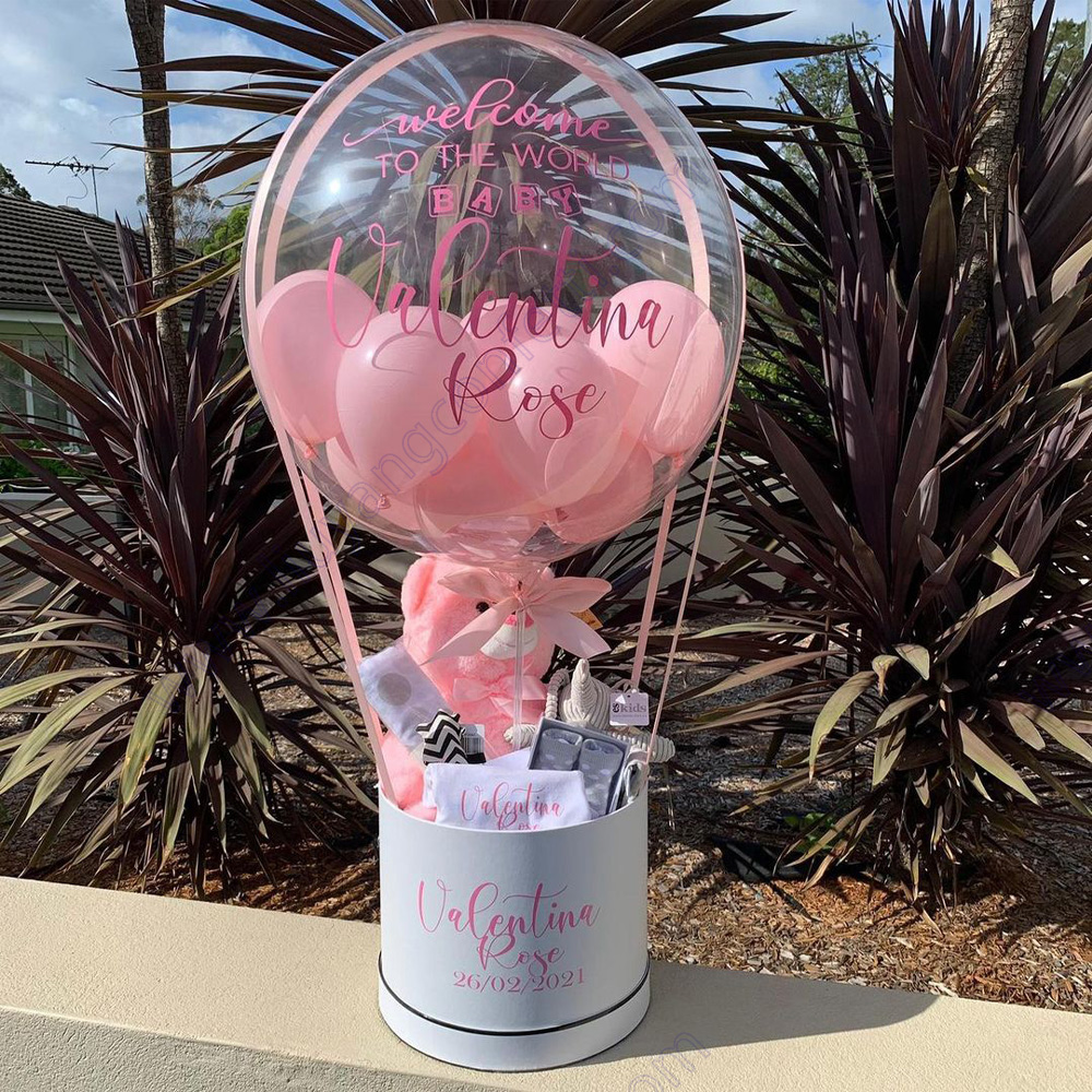 Gift Hamper Balloon Box Set Ba - Party Games Gender Reveal 评论和价格