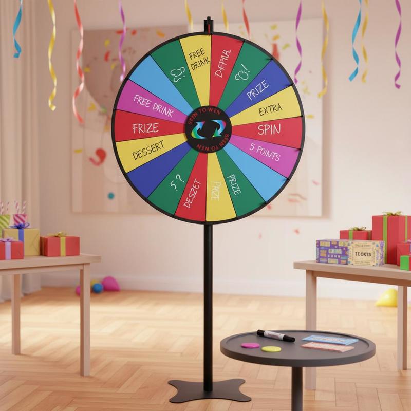 36 inch Spinning Prize Wheel,  - Party Games Spin The Wheel 评论和价格