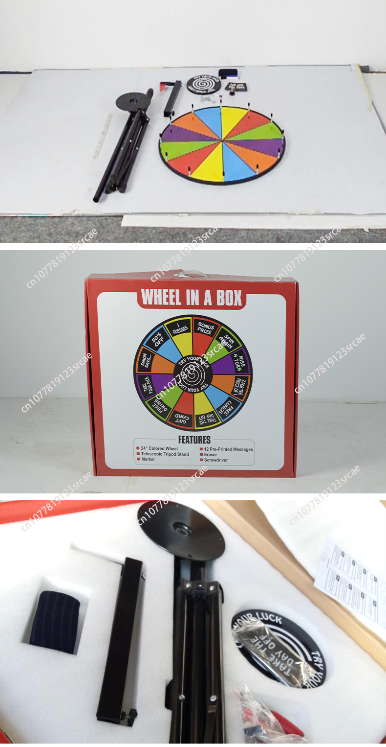 for 24-Inch Dry Erase Color Pr - Party Games Spin The Wheel 评论和价格