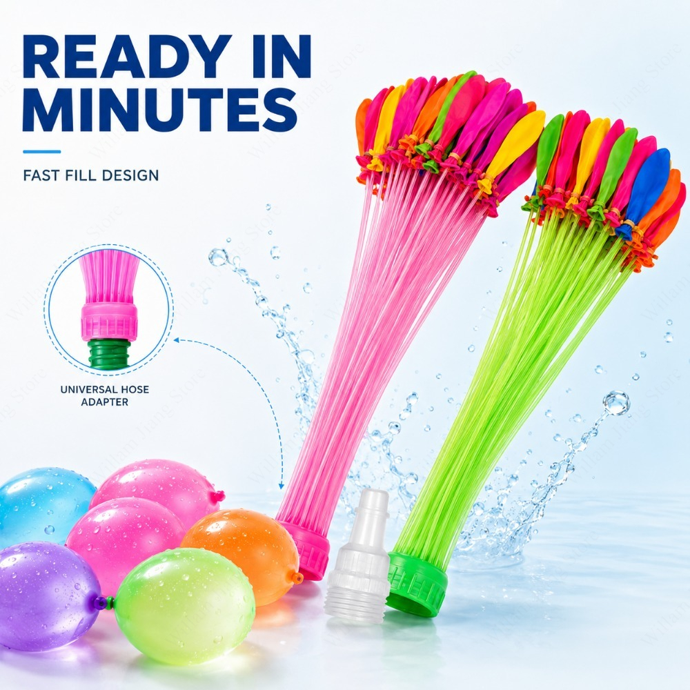 1/3/5 PCS Quick Fill Water Bal - Party Games Using Balloons 评论和价格
