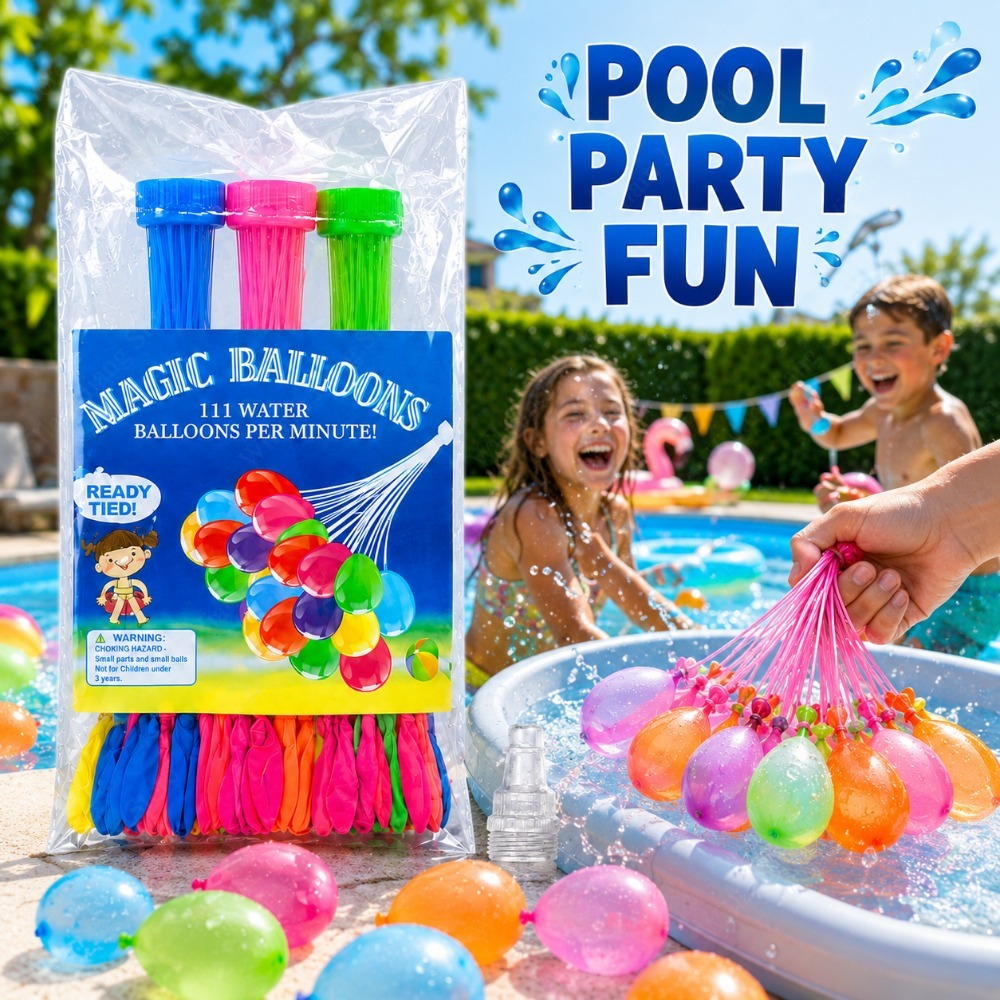 1/3/5 PCS Quick Fill Water Bal - Party Games Using Balloons 评论和价格
