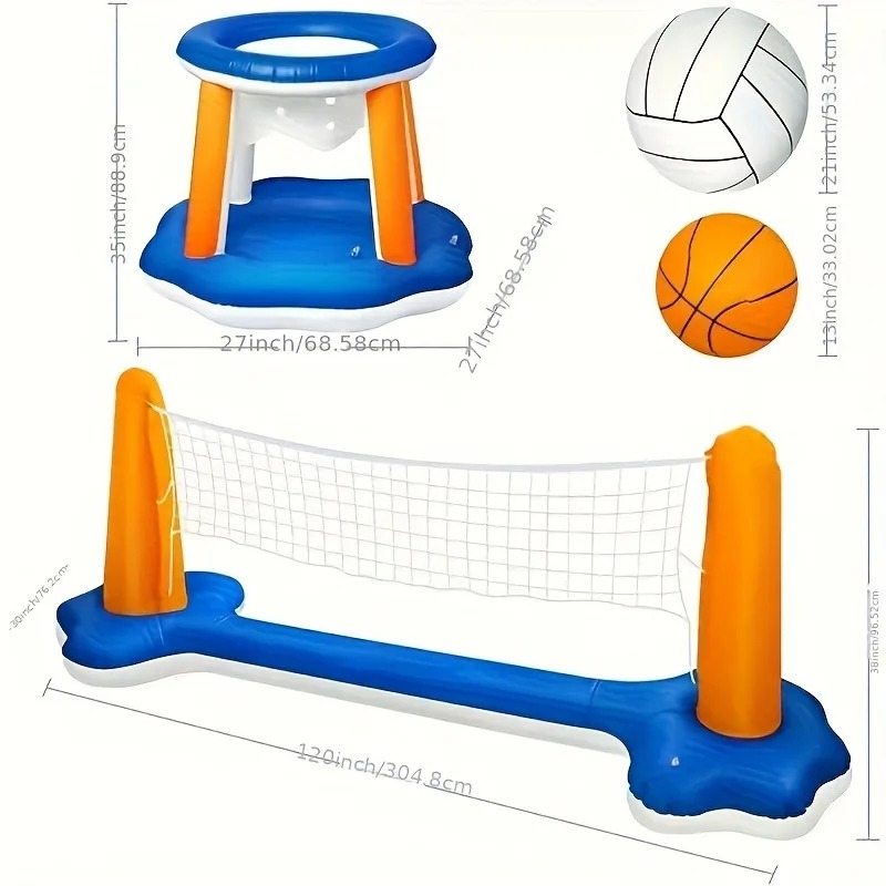 Large Inflatable Pool Raft Set - Party Games Summer 评论和价格