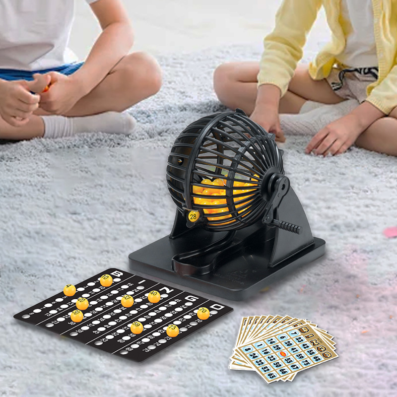 Bingo Lottery Machine Cage Swe - Party Games Group 评论和价格
