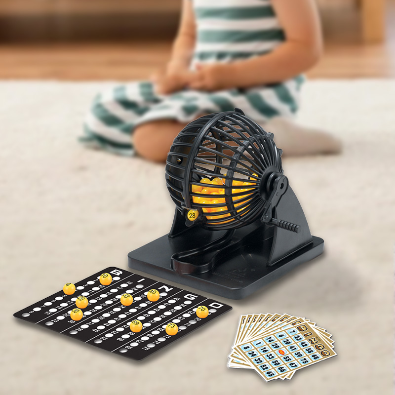 Bingo Lottery Machine Cage Swe - Party Games Group 评论和价格
