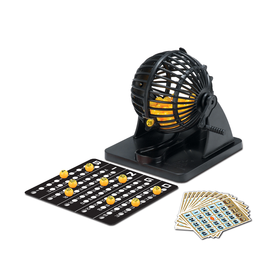 Bingo Lottery Machine Cage Swe - Party Games Group 评论和价格