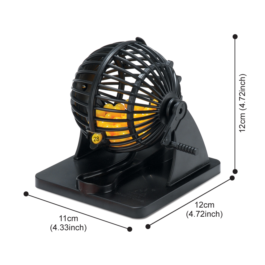 Bingo Lottery Machine Cage Swe - Party Games Group 评论和价格