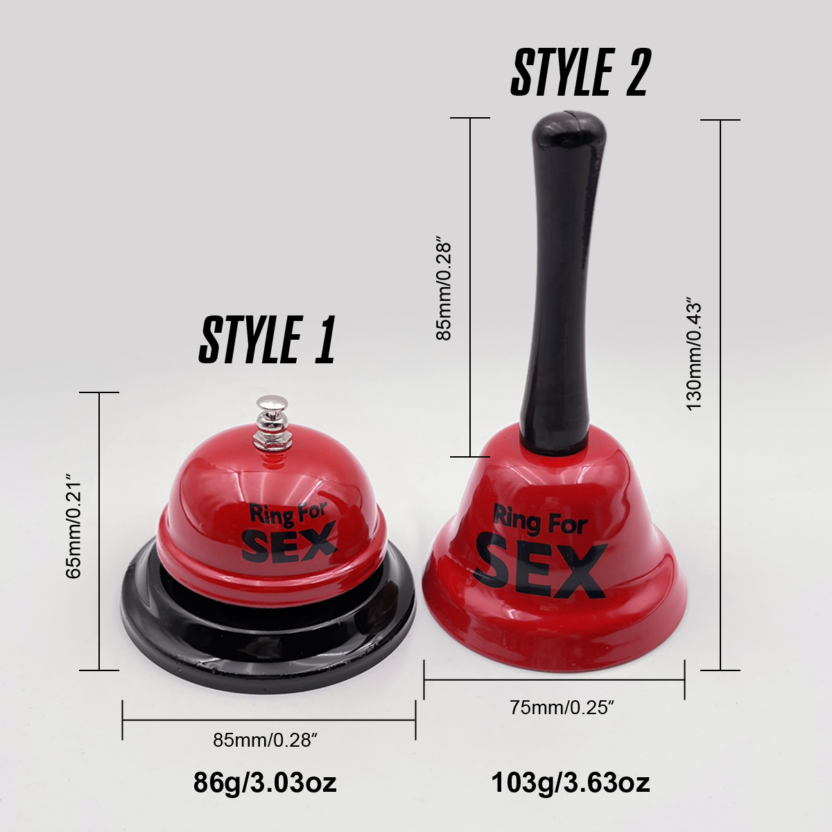 1pcs, Sex Bell Ring Toy, Game  - Party Games Bachelorette 评论和价格