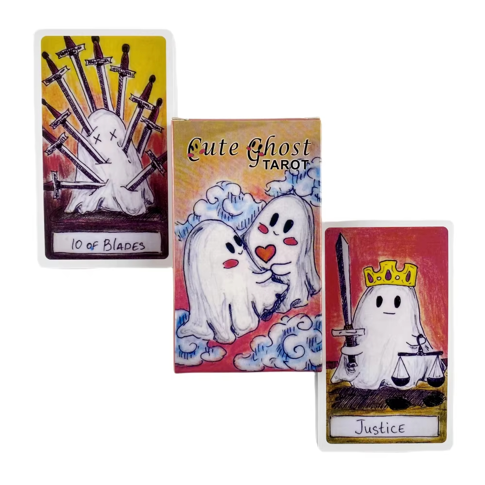 Cute Ghost Tarot Deck Toy Set  - Party Games Group 评论和价格