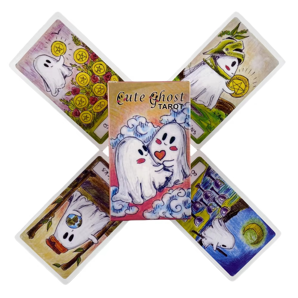 Cute Ghost Tarot Deck Toy Set  - Party Games Group 评论和价格