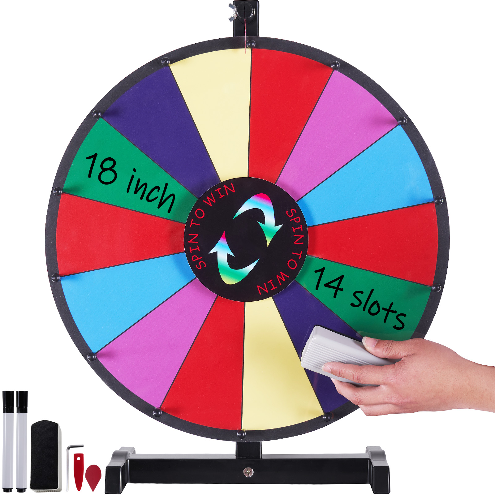 SucceBuy 18/24/36 inch Spinnin - Party Games Spin The Wheel 评论和价格