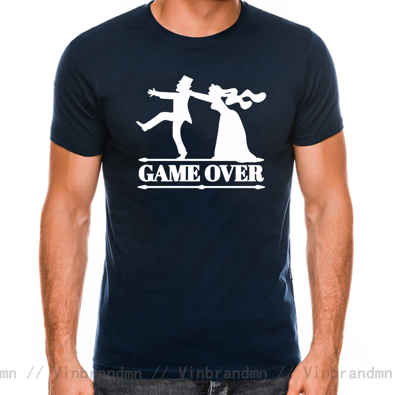Game Over Tees Men Bride Tops  - Party Games Bachelorette 评论和价格