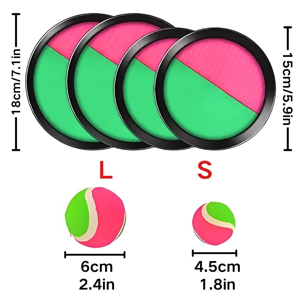 1 Set 15/18cm Toss and Catch B - Catch Ball Velcro 评论和价格