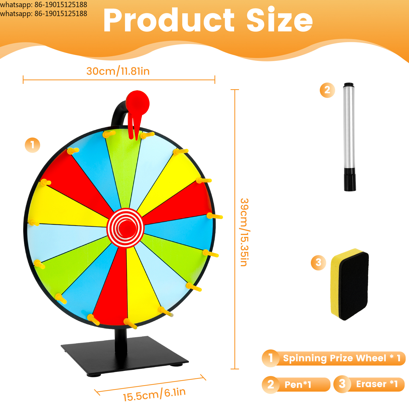 Prize Wheel Game Spinner DIY P - Party Games Spin The Wheel 评论和价格