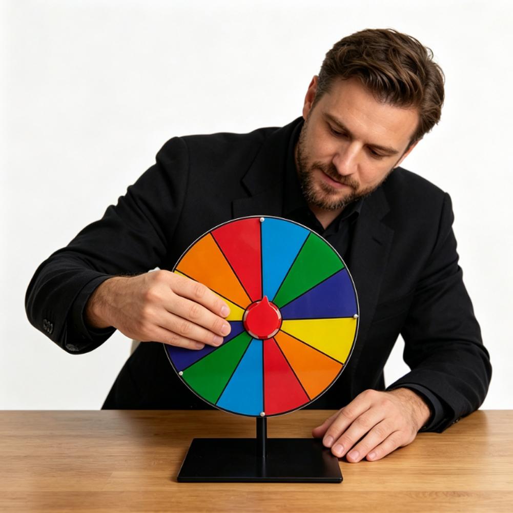 20cm Tabletop Prize Wheel Colo - Party Games Spin The Wheel 评论和价格