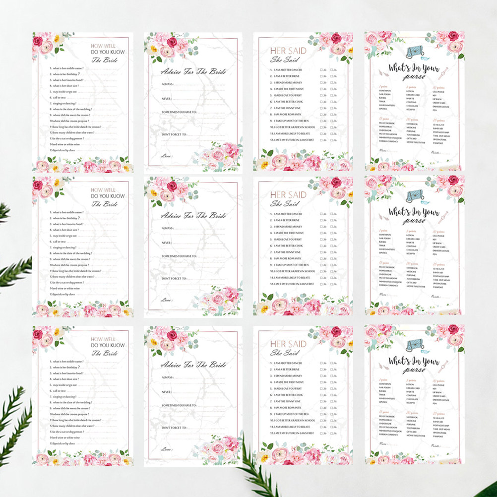 48pcs Game Cards Premium Paper - Party Games Bachelorette 评论和价格