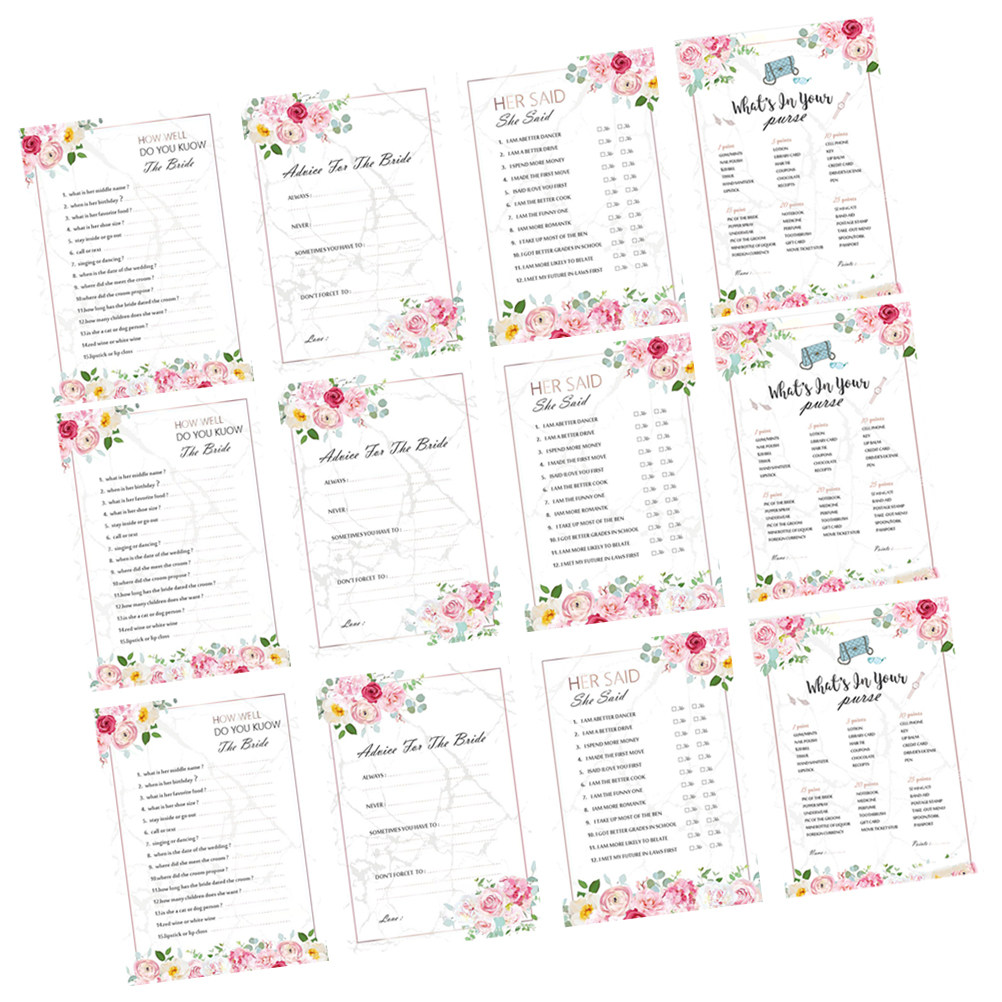 48pcs Game Cards Premium Paper - Party Games Bachelorette 评论和价格