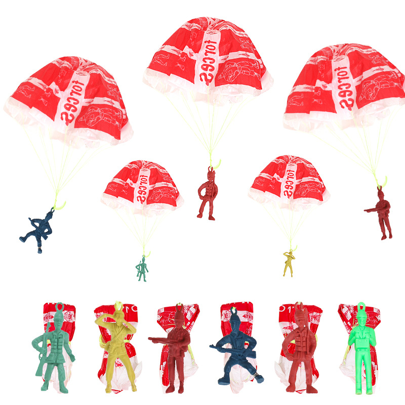 10pcs Plastic Ejecting Parachu - Party Games Gender Reveal 评论和价格