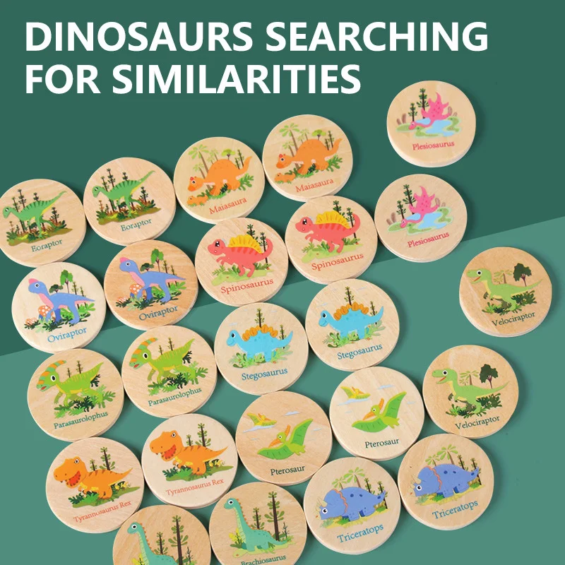 Memory Game Dinosaur Matching  - Party Games Summer 评论和价格