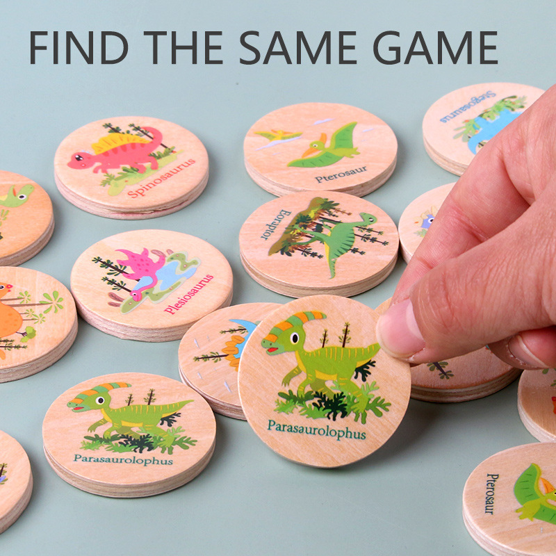 Memory Game Dinosaur Matching  - Party Games Summer 评论和价格