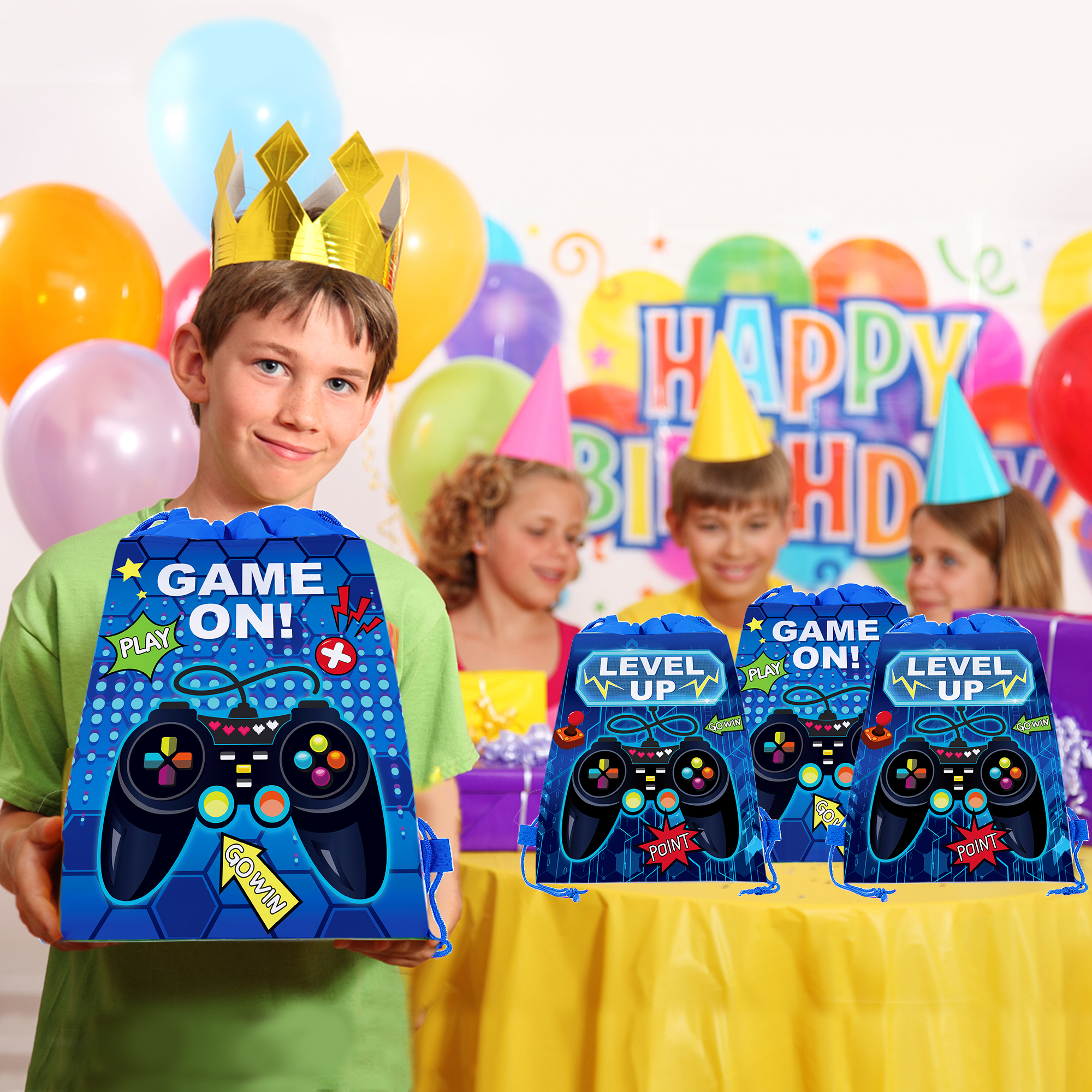 Cartoon Handle Game Birthday N - Party Games Gender Reveal 评论和价格