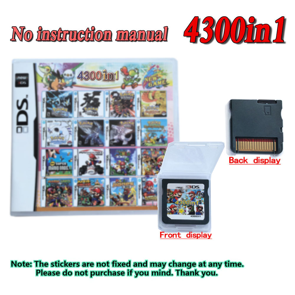 4300 in 1 Compilation DS NDS 3 - Party Games Gender Reveal 评论和价格