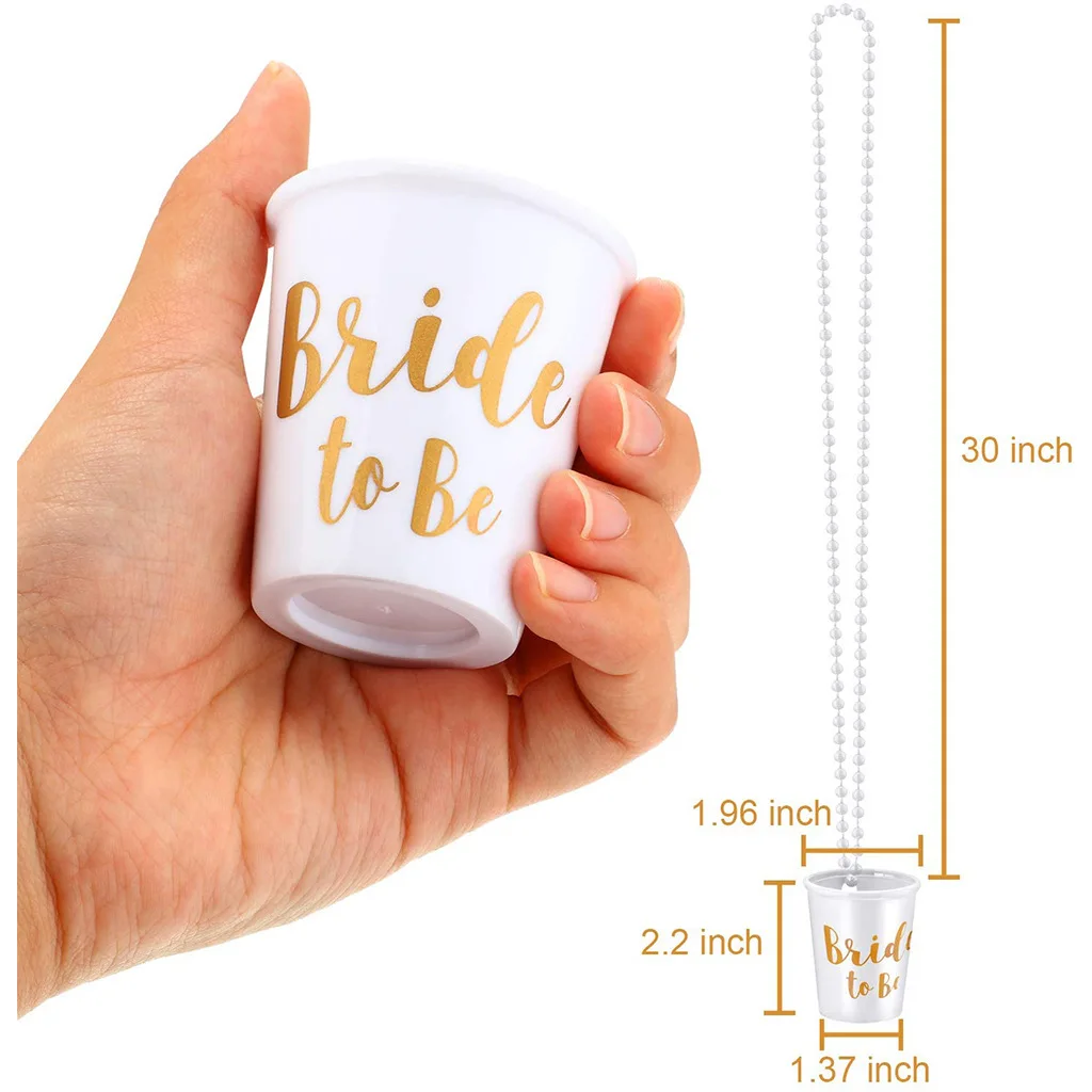 12pcs Team Bride Shot Glass Ne - Party Games Bachelorette 评论和价格