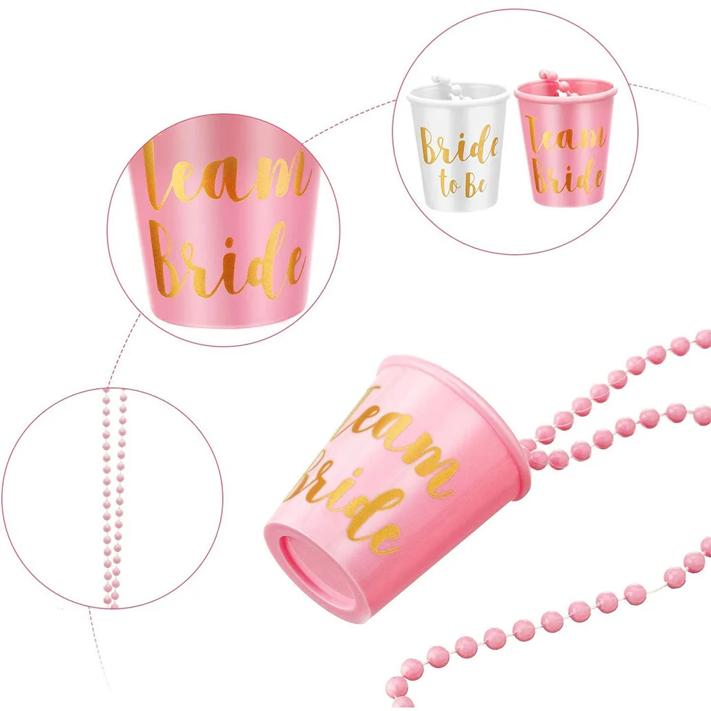 12pcs Team Bride Shot Glass Ne - Party Games Bachelorette 评论和价格