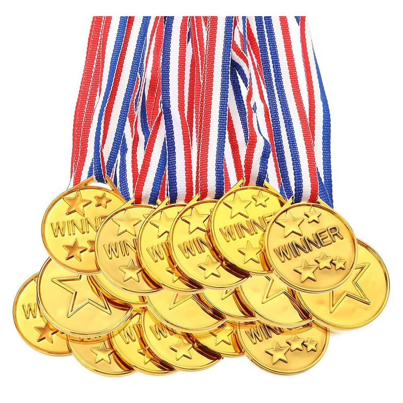30Pcs Plastic Gold Winners Med - Party Games Gender Reveal 评论和价格