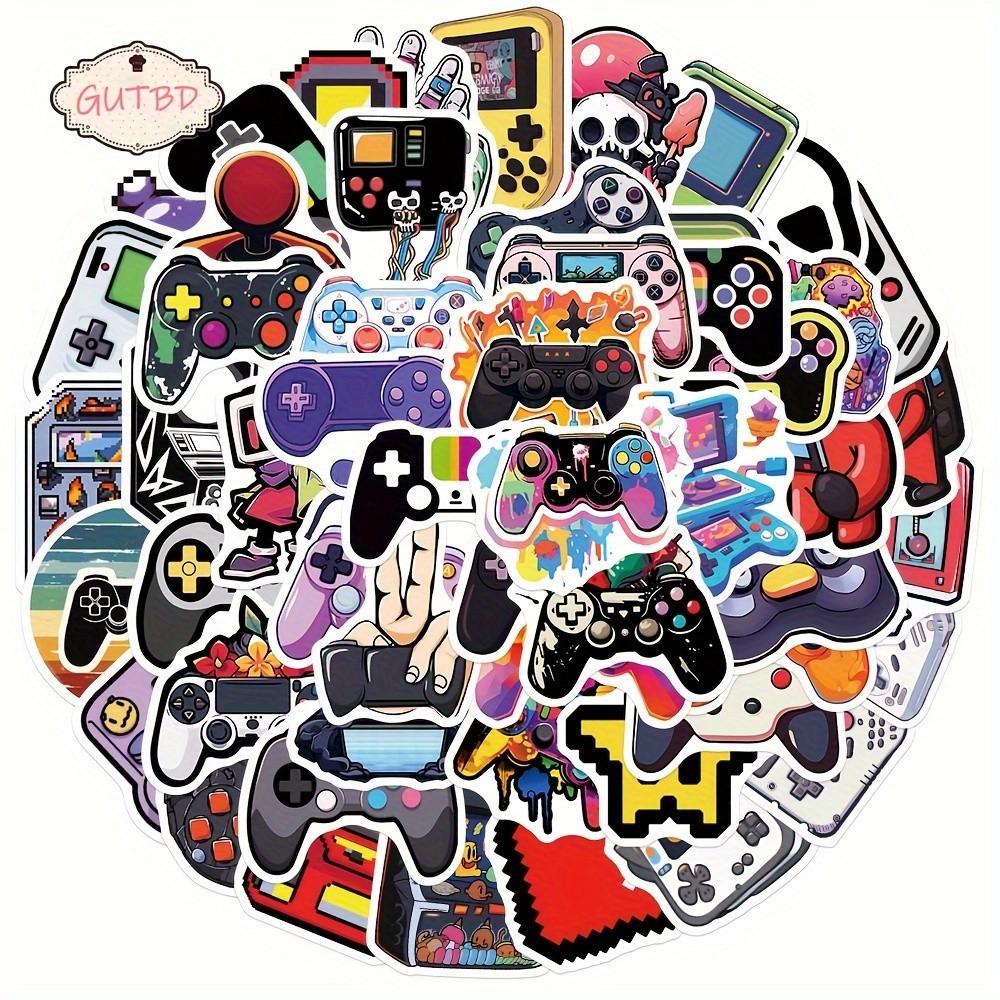 50Pcs Game Handle Stickers for - Party Games Mobile 评论和价格