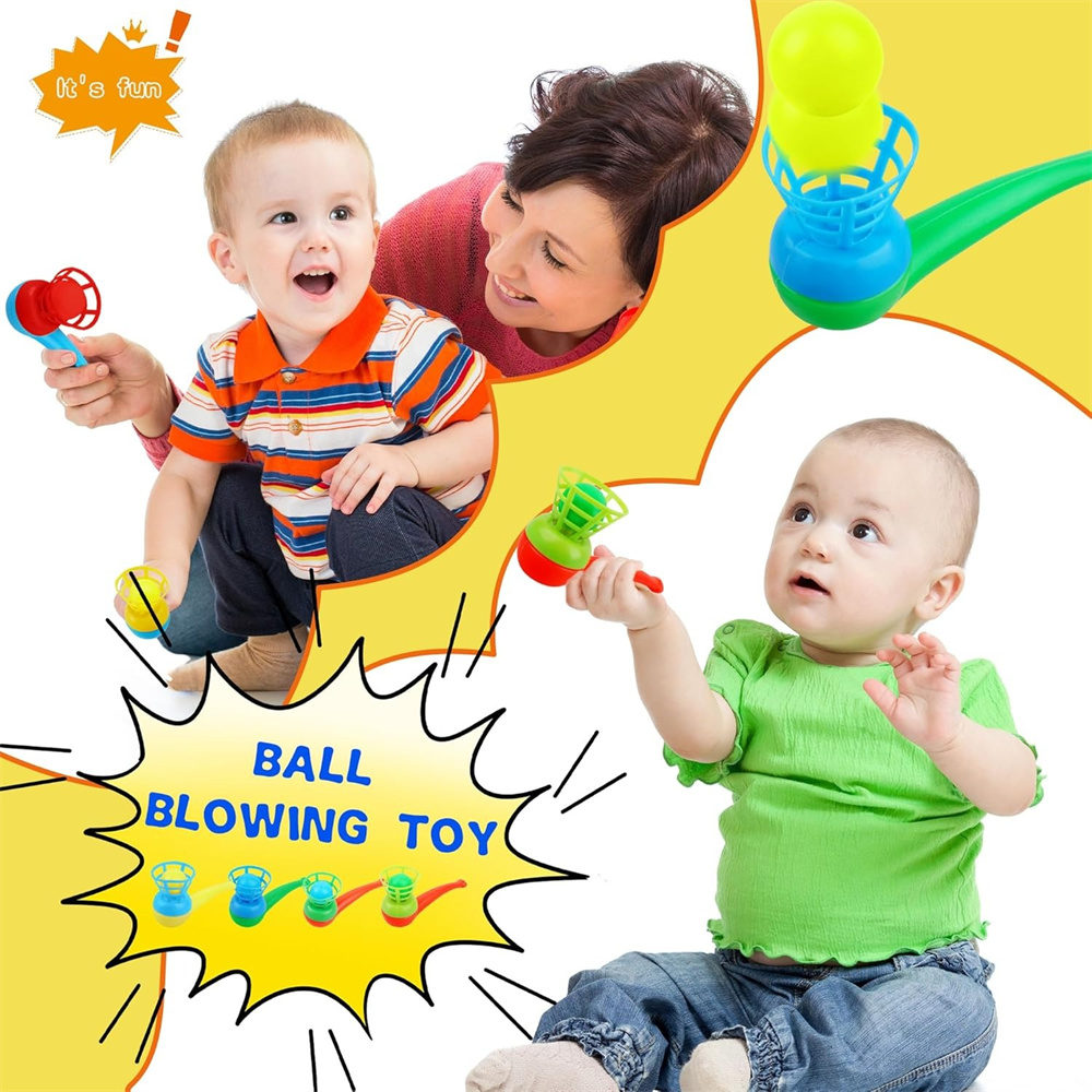 2/4/8Pcs Floating Blowing Ball - Party Games Gender Reveal 评论和价格
